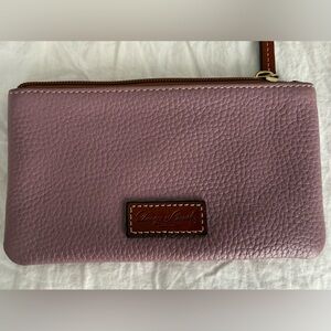 Dooney & Bourke Lavender Leather Wristlet